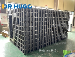 DR HUGO Nueva Llegada Rejuven R12 Cámara Hiperbárica de Oxígeno de Carcasa Rígida 2.0ATA para Múltiples Personas para Centro de Bienestar Comercial - Product Image 3