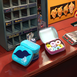 Tùy Chỉnh Mini Hộp Thiếc Bản Lề Hình Chữ Nhật Nắp Kim Loại Dập Nổi Tin Trường Hợp Cho Kẹo Bạc Hà Sô Cô La Đường Thức Ăn Vật Nuôi Cho Lưu Trữ Hiển Thị - Product Image 1