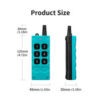 Télécommande universelle industrielle haute puissance, antenne longue portée, code d'apprentissage EV1527, télécommande sans fil RF