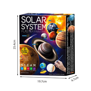 Kit de Peinture DIY STEAM : Système Solaire – Peinture sur Plâtre avec 9 Planètes et Kit de Bricolage <span class=keywords><strong>pour</strong></span> Enfants - Product Image 6