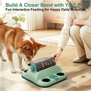 Dispensador Interactivo de Golosinas para Mascotas, Juguete Giratorio de Alimentación Lenta, Rompecabezas para Gatos y Perros, Entrenamiento de Inteligencia, Esconde Comida - Product Image 4