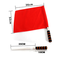 OT Sales 100% Polyester lay play ports atatch ooootball ococcer eeferee Hy lag banderas de árbitro de fútbol