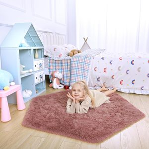 Alfombra Hexagonal Esponjosa para Habitación Infantil, Alfombra de Pelo Largo y Suave para Guardería, Alfombra de Peluche para Tienda de Princesas, para Dormitorio de Adolescentes - Product Image 2