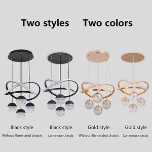 <span class=keywords><strong>Lampadario</strong></span> a Sospensione Circolare LED Dimmerabile Zeal Lighting in Acrilico <span class=keywords><strong>con</strong></span> Sfere per Sala da Pranzo e Cucina - Product Image 6