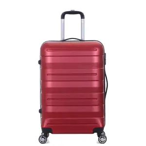 Venda quente Novo Estilo de Viagem 3 peças ABS Trolley Mala Set Personalizado ABS Retrátil Trolley Bagagem Case com Rodas