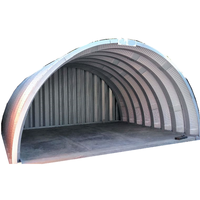 Couverture en acier pour conteneur, Hangar Quonset, Kits Quonset, Maison préfabriquée, Couverture de conteneur, Bâtiment en acier à toit arqué