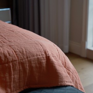 <span class=keywords><strong>Trapunta</strong></span> Estiva di Lusso in Puro Lino <span class=keywords><strong>Francese</strong></span> 100% Naturale, Pre-lavata, Elegante, Double-Face - Product Image 5