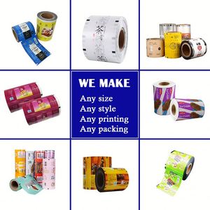 Rollo laminado de plástico de calidad alimentaria para embalaje de aperitivos, tamaño personalizado con impresión de logotipo, papel de aluminio, envoltura suave para embalaje de galletas - Product Image 6