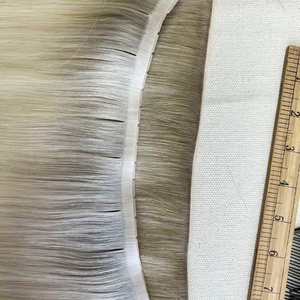 Extensiones de Cabello Ruso Virgen 100% en Oferta, Alta Calidad, Color Claro, Trama de Mariposa con Orificio, Extensión Doble - Product Image 5