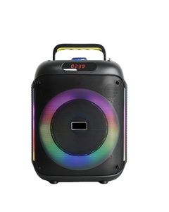 8 Zoll tragbarer Bluetooth-Lautsprecher SP-250810-2 mit RGB-Leuchten, drahtlosem Mikrofon und Fernbedienung - Product Image 1