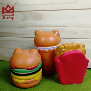 TOYSRUNNER Set de 3 Juguetes Blandos Gigantes de Comida para Niños de 5 a 7 Años, de Levantamiento Lento, para Aliviar el Estrés, Hechos de PVC, Espuma de PU y Silicona, con Forma de Hamburguesa - Product Image 6