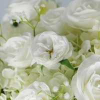 Boule de fleurs artificielles en soie pour mariage, style international, avec gypsophile et roses, pour la décoration de scène, de table à manger et de salon