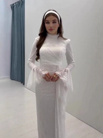 Robe de soirée musulmane modeste haut de gamme 2026 |   Robe longue élégante à manches longues pour les occasions formelles