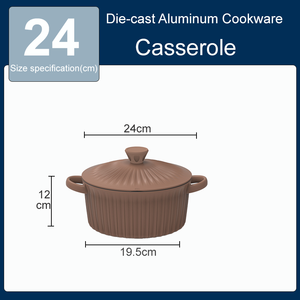 Thiết kế mới lạ nhôm chậu Bộ không dính Cookware thích hợp cho Bếp cảm ứng - Product Image 3