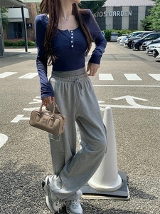 All'ingrosso <span class=keywords><strong>pantaloni</strong></span> antisudore da <span class=keywords><strong>donna</strong></span> <span class=keywords><strong>pantaloni</strong></span> Casual Vintage <span class=keywords><strong>pantaloni</strong></span> da <span class=keywords><strong>donna</strong></span> <span class=keywords><strong>pantaloni</strong></span> in tessuto a vita alta con tasche - Product Image 6
