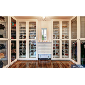 Glass Frame Door in Wardrobe Premium Bespoke Cabinetry Tailored <strong>Design</strong> Walk-in <strong>Closet</strong> Maximize Space Custom-Built Room Cabinet - Product Image 2