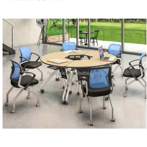 Melamine Bảng Top Ráp Đào Tạo Bàn Hội Nghị Bảng Với Cơ Sở Rời - Product Image 3