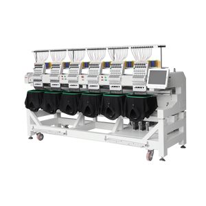 Haute qualité 12-15 aiguilles 6 têtes machines <span class=keywords><strong>à</strong></span> broder industrielles automatiques facile <span class=keywords><strong>à</strong></span> utiliser moteur d'affaires utilisé informatisé - Product Image 1