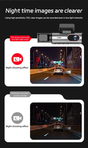 Camera hành trình ô tô 3.16 inch 1080P, tầm nhìn ban đêm, 3 kênh, camera trước và sau, phụ kiện ô tô, góc rộng - Product Image 4