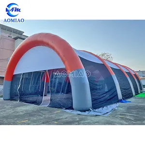 Lều Hầm Đấu Trường Khổng Lồ Paintball Bơm Hơi Bền Bỉ Cấu Trúc Lều Hầm Paintball Bơm Hơi Cho Thuê