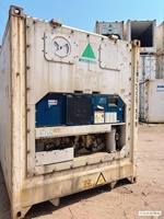 Conteneur frigorifique d'occasion 20/40 pieds, conteneur de stockage frigorifique d'occasion avec unité de refroidissement