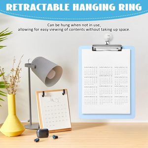 4 Clip nhựa kích thước A4, thích hợp cho các trường học, văn phòng và bệnh viện, bền cho sinh viên, giáo viên, bác sĩ và y tá. - Product Image 4