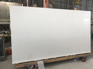 Boton đá Trung Quốc đá cẩm thạch nhân tạo tấm tinh thể màu trắng tinh khiết kính đá Nano đá - Product Image 2