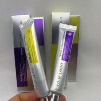 Crème pour les yeux OEM Retinal 0,1% Vitamine A Panthénol, complexe apaisant hydratant, anti-rides, affine les pores, élimine les pores obstrués, soin du visage