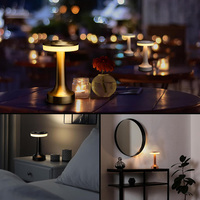 Lampe de table LED portable avec capteur tactile, lampe de bureau à 3 niveaux de luminosité, rechargeable par USB, veilleuse de bureau, lampe de lecture, lampe de livre