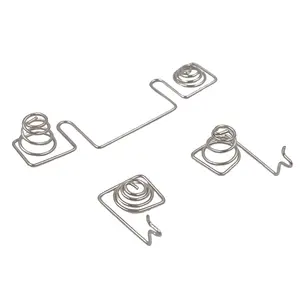 工厂定制镀镍电池接触弹簧16850 Cr 2032 AAA AA金属弹簧电池座，用于遥控玩具