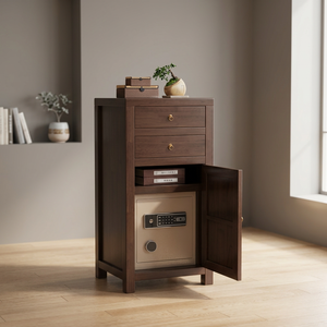 Coffre-fort numérique en bois massif de qualité supérieure avec serrure dissimulée pour usage commercial - Product Image 4