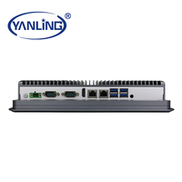 Yanling Pantalla táctil de 10,1 pulgadas Todo en uno PC Pantalla LCD industrial integrada para CPU I3 10110U