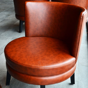 Muebles de Restaurante Vintage Marrón Hechos a Medida, Silla y Mesa de Café para Salón VIP - Product Image 5