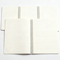 Mini Cuadernos de Papel Kraft al por Mayor, Cuadernos de Espiral A5 para Viajeros, Suministros de Oficina en Casa y Escolares, Logotipo Personalizado