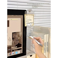 ZEUP personnalisable auto-adhésif bureau ordinateur côté bloc-notes tableau d'affichage babillard