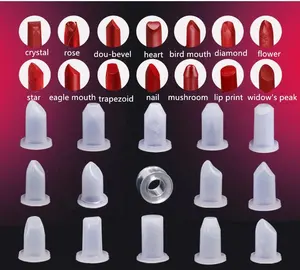 DIY Rouge À Lèvres Remplissage Silicone Moule 12.1mmm Main Moules Kit