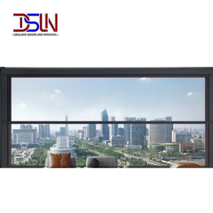 Ventana Exterior de Aluminio de Doble Vidrio Motorizada Inteligente de Primera Calidad, Deslizante Vertical Eléctrica, Automática, de Una Sola Hoja, para Casas Modernas - Product Image 1