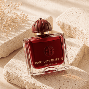 Premium Retro <b>Empty</b> Fragrance Glass Bottle Pump Sprayer Gold Stamped Pumpkin Dome Custom Color Thick Base Vessel Luxury <b>Gift</b> <b>Box</b> - Product Image 3