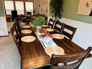 Nappe de table personnalisée Boho macramé chemin de table tissé décor de fête napperons en lin faits à la main avec glands décoration de la maison - Product Image 2