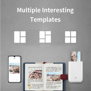 Xiaomi Mi Máy in ảnh di động inkless 3-inch trở lại keo 300dpi AR ảnh DIY chia sẻ Xiaomi Túi Máy in ảnh - Product Image 3