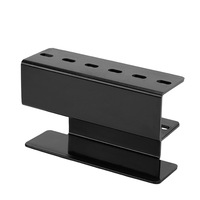 Support de rangement professionnel Fubowen en acrylique pour pinces à cils, présentoir à 6 fentes, organisateur d'outils d'extension en gros