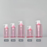 Flacon de savon liquide en plastique PETG et PP de haute qualité avec pulvérisateur à pompe, capacités de 100 ml à 650 ml, couleur personnalisée et service OEM