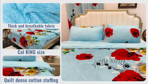 Ensemble de literie moderne de luxe en velours poly, 7 pièces, motif géométrique marron, avec rideaux assortis, pour cadeau de <span class=keywords><strong>vacances</strong></span>, taille King USA - Product Image 4