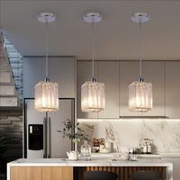 Lustre suspendu en cristal BGST pour restaurant, éclairage suspendu pour banc de cuisine et table à manger