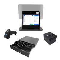 Dispositivo de Caja Registradora con Pantalla Táctil de 15.6 Pulgadas, Sistema Android, Terminal POS, Máquina Registradora de Efectivo, Sistemas POS Todo en Uno para Ventas