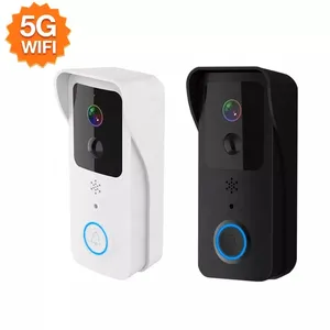 Smart Home Guckloch Türklingel kamera WiFi 5G & 2.4G Video Türklingel Gegensprechanlage 2MP Nacht PIR Tuya APP Drahtloser Anruf für IOS Android