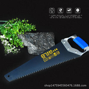 Scie à main Jisen 420 mm, lame fixe, cadre en acier, poignée en fer, pour le travail du bois, l'abattage et la coupe des arbres fruitiers - Product Image 4