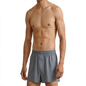 Boxer Minimaliste Coupe Décontractée Léger Respirant Tissu Tricoté Logo à la Taille Sous-vêtements Homme - Product Image 2