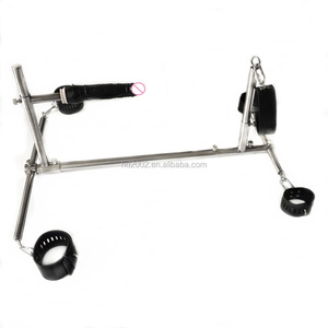 Fetish <span class=keywords><strong>bdsm</strong></span> bondage scaffale in acciaio inossidabile dildo in pelle giocattoli del pene - Product Image 6