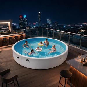 Piscine gonflable durable pour enfants et adultes, grande capacité et installation extérieure facile - Product Image 1